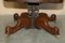 Antique Barrel Back Captains Chair in Brown Leather, 1880 4