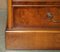 Triple Filing Cabinet in Burr Walnut and Oxblood Leather, Image 9