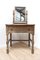 Mid-Century Limed Oak Dressing Table with Mirror from Heals, 1950s, Image 1