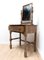 Mid-Century Limed Oak Dressing Table with Mirror from Heals, 1950s, Image 3