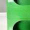 Carrello moderno in plastica verde attribuito a Joe Colombo per Bieffeplast, Italia, 1968, Immagine 14