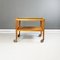 Mid-Century Modern Italian Wooden Cart with Two Shelfs, 1960s, Image 2
