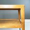 Mid-Century Modern Italian Wooden Cart with Two Shelfs, 1960s, Image 10