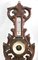 Rococo Style Wall-Mounted Weather Station in Carved Walnut, 1910s 6