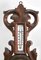 Rococo Style Wall-Mounted Weather Station in Carved Walnut, 1910s 3