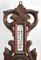 Rococo Style Wall-Mounted Weather Station in Carved Walnut, 1910s, Image 3