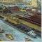 Vintage Waterways in the Course of Time Wall Chart, 1970s, Image 7