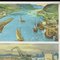 Vintage Waterways in the Course of Time Wall Chart, 1970s, Image 4