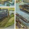 Vintage Waterways in the Course of Time Wall Chart, 1970s 6