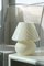 Lámpara de mesa Baby Mushroom en amarillo crema de Murano, años 70, Imagen 1