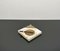 Squared Ashtray in Travertine and Brass attributed to Fratelli Mannelli, Italy, 1970s 6