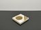 Squared Ashtray in Travertine and Brass attributed to Fratelli Mannelli, Italy, 1970s 3