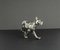 Chien en Argent Sterling, 1970s 2