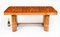 Antique Art Deco Burr Walnut Dining Table, 1920s, Image 18