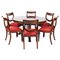 William IV Centre Table and Chairs attributed to Gillows, Set of 7 1