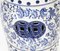 20th Century Japanese Blue & White Ceramic Garden Vases, Set of 2, Image 4