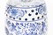 20th Century Japanese Blue & White Ceramic Garden Vases, Set of 2 5