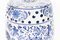 20th Century Japanese Blue & White Ceramic Garden Vases, Set of 2, Image 5