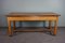 Antique French Farmers Dining Table with Two Drawers 10