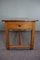 Antique French Farmers Dining Table with Two Drawers 7