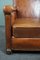 Antique Sheep Leather Armchair 11