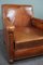 Antique Sheep Leather Armchair 8