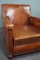 Fauteuil Antique en Cuir de Mouton 8