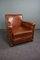 Antique Sheep Leather Armchair 1