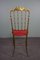 Italienischer Vintage Vintage Chiavari Stuhl aus Messing 4
