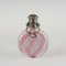 19th Century Colored Glass and Silver Salt Bottle 4