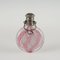 19th Century Colored Glass and Silver Salt Bottle, Image 4