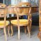 Italian Oval Dining Table and Chairs, 1830, Set of 5, Image 7