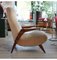 Art Deco Style Armchair in Velvet 2