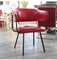 Vintage Armchair in Red Leather, 1960 1