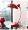 Vintage Tischlampe in Rot, 1950er 1