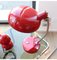 Vintage Table Lamp in Red, 1950s, Image 2