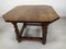 Rustic Oak Coffee Table, 1950s 6