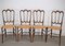 Model Tre Archi Chiavari Chairs by Fratelli Levaggi, Italy, 1950s, Set of 4 3