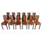 Dining Chairs by Pierre Cardin, 1950s, Set of 12 1