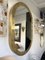 Italian Silver Metal Brass Mirror, 1990s, Image 7