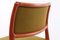 Model 80 Dining Room Chairs by Jl Moller, Denmark, 1968, Set of 6 5