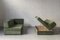 Green Modular Sofa with Storage Space, 1970s, Set of 2 3