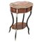 Late 19th Century Inlaid Wood and Golden Bronze Planter Table, Image 1