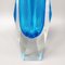 Blaue Vase von Flavio Poli für Seguso, Italien, 1960er 4