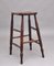 Tall Mid 19th Century Ash and Elm Stool, 1860s 8