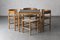 Table de Salle à Manger et Chaises attribuées à Mogens Lassen pour Fritz Hansen, Danemark, 1960s, Set de 5 1