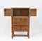 Limed Oak Tallboy Cabinet from Heals, 1930s 16