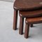 Mid-Century French Nesting Tables in the style of Chapo, Set of 3 3