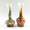 Vintage Pop Art Glass Vases from Opaline Florence, Italy, 1970s, Set of 2 2