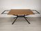 Metal and Teak Table from Roche Bobois, 1980s, Image 14